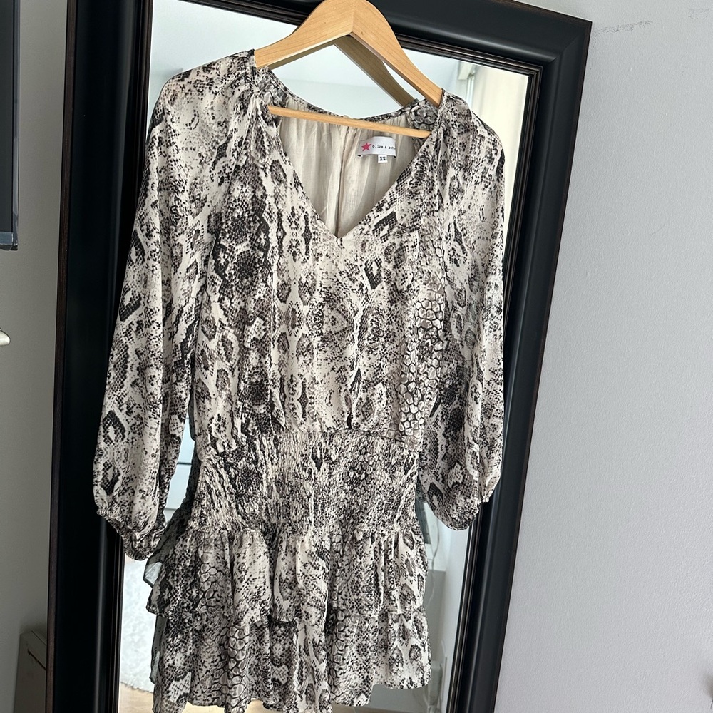 Olive &bette’s snake print dress